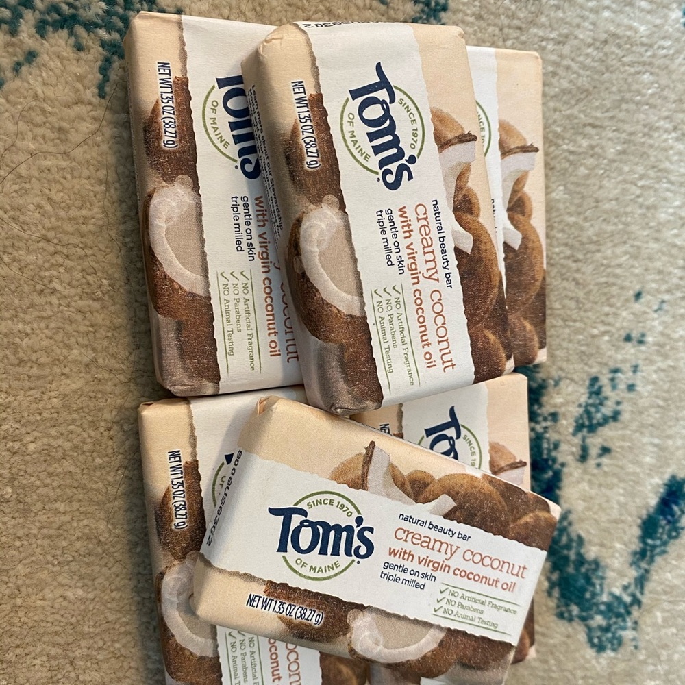 Toms Natural Beauty Bar Creamy Coconut (6)